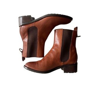 Cole Haan Evan Short Boot Waterproof Camello Leather Nike Air